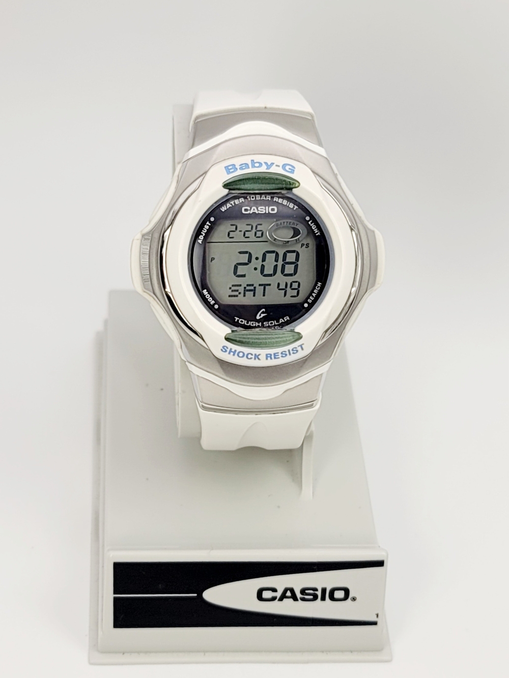 Casio Baby-G White Digital Tough Solar Watch